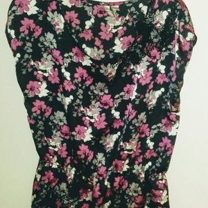 Lauren Conrad Floral Blouse